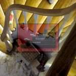 Led Aydınlatmalı Ahşap Merdivenler